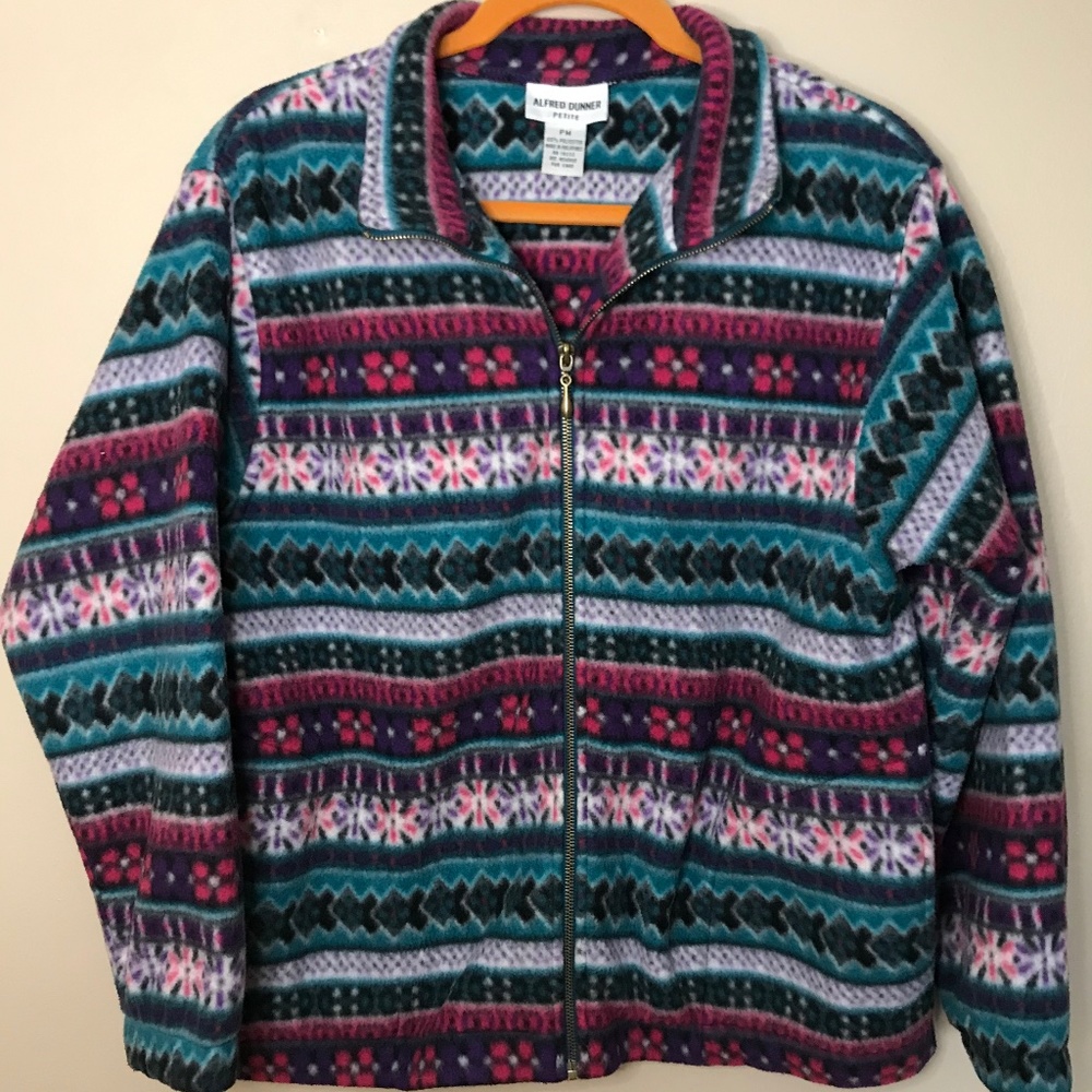 Alfred Dunner Vintage Petite Fleece
